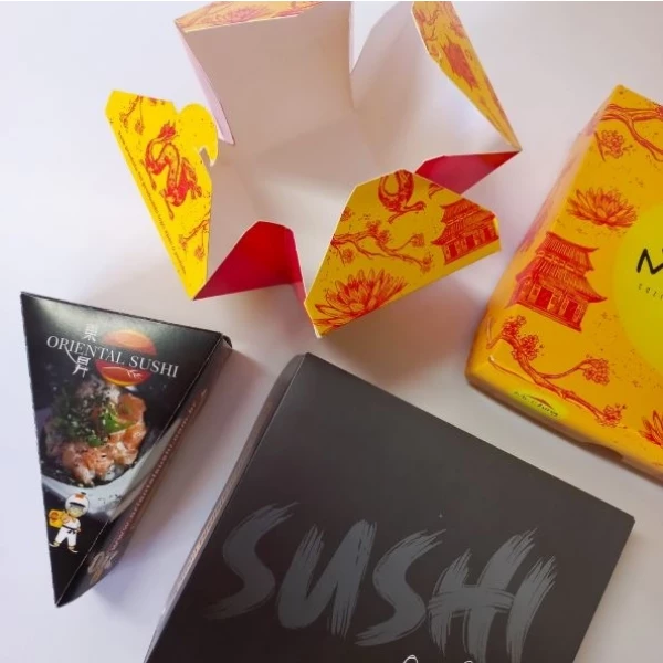 Embalagem para Sushi personalizada