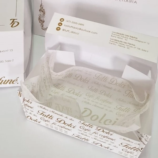 Papel Anti Gordura Personalizado