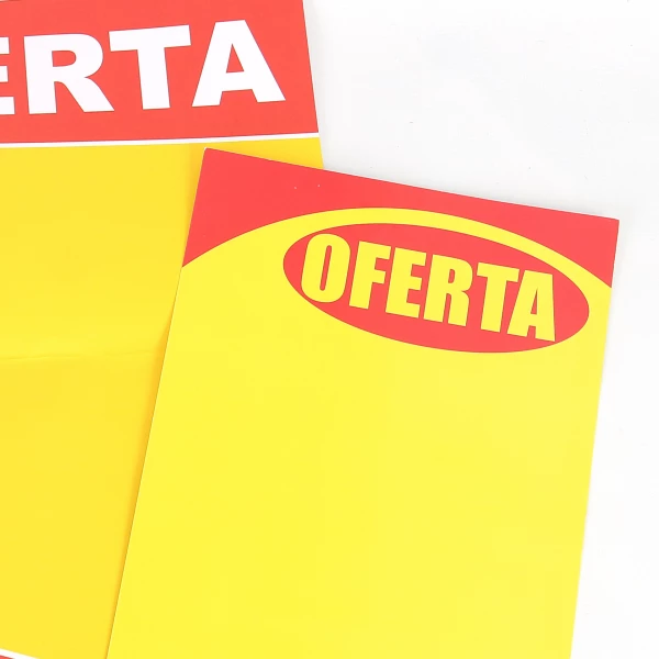 Cartazes de ofertas